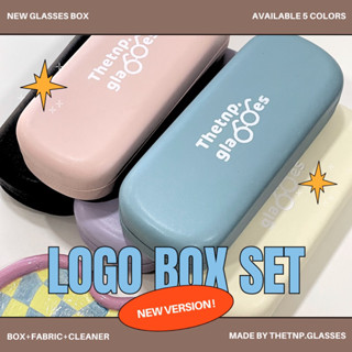 🧸✏️ LOGO box set🫧 กล่องแว่นสีพาสเทล กล่องใส่ของ น่ารักมาก