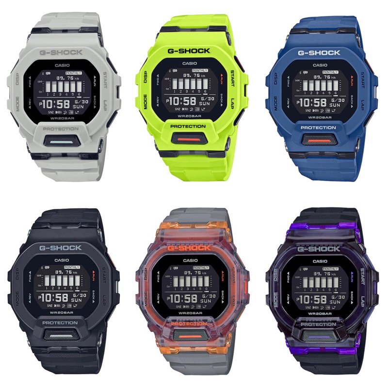 Casio G-Shock นาฬิกาข้อมือ รุ่น GBD-200,GBD-200SM (GBD-200-1,GBD-200-2,GBD-200-9,GBD-200SM-1A5,GBD-200SM-1A6)