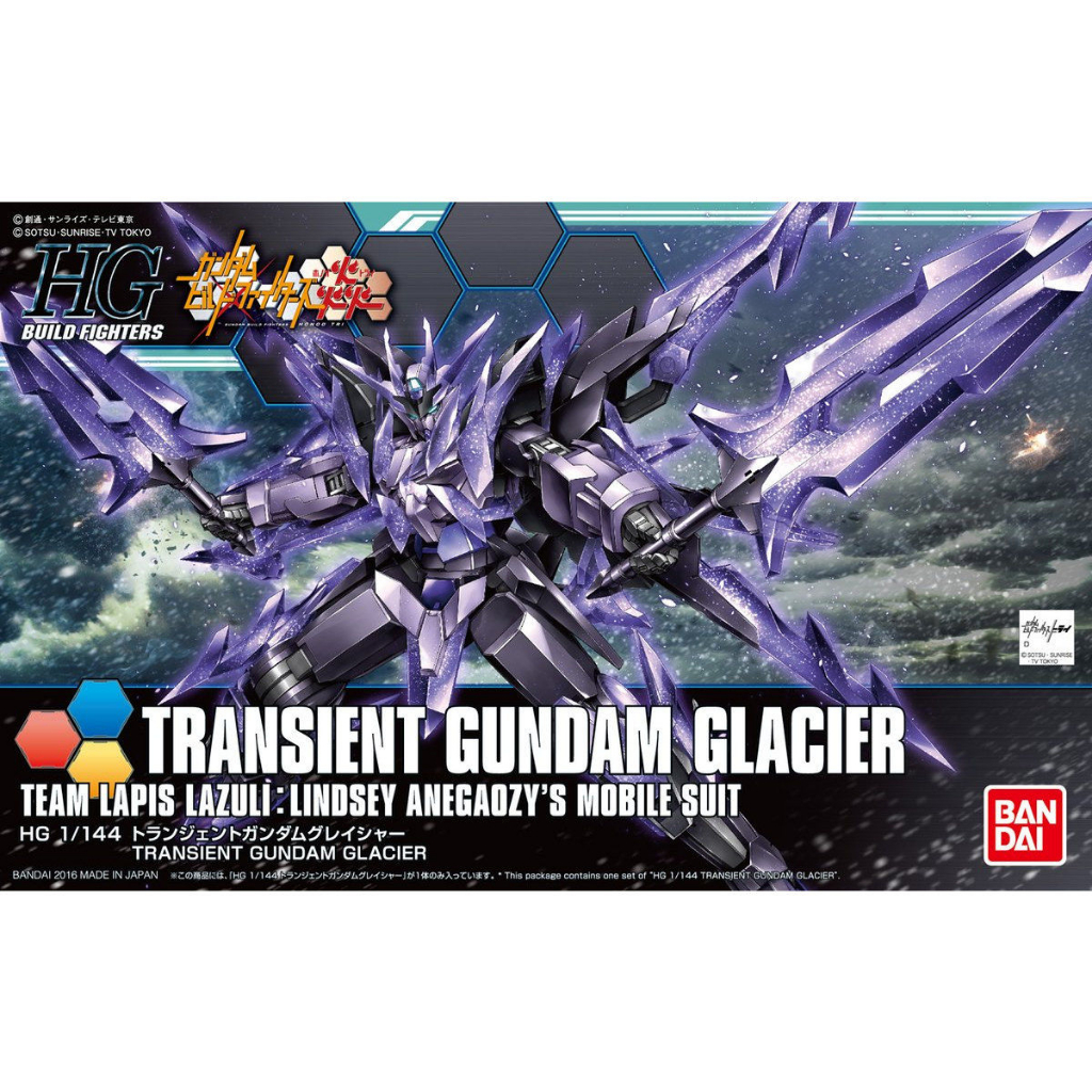 BANDAI HGBF 1/144 Transient Gundam Glacier
