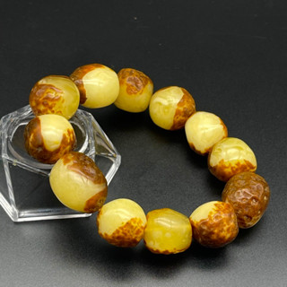 Genuine yellow Vintage Bakelite Beaded Bracelet beautiful Vintage Bakelite Jewelry Bracelet