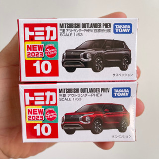 Tomica Takara Tomy No.10 Mitsubishi Outlander PHEV (First Lot) โทมิก้า รถเหล็ก รถของเล่น