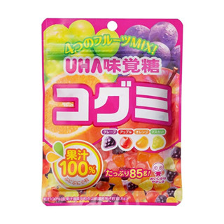 UHA Mikakuto Kogumi Candy - กัมมี่ รสองุ่น พีช และมัสกัต - 85g