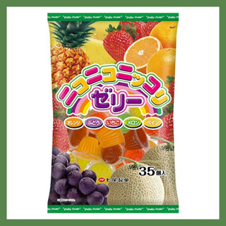 นานาโอะ ขนม Nico Nico Nico Jelly - เยลลี่คละรสผลไม้ (35 ชิ้น)"