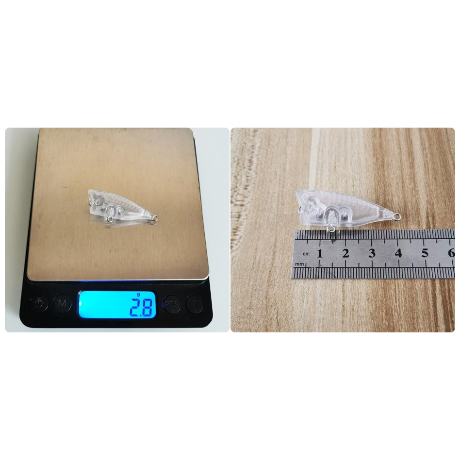 บอดี้ Popper 4cm/2.8g. เอาไปทำสีสวยๆ งานกระสูบ กะพง แจ่มม รูปที่ 2