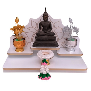 หิ้งพระติดผนัง หรือตั้งโต๊ะ สไตล์โมเดิร์น ขนาด 50 ซม. แบบถอด…