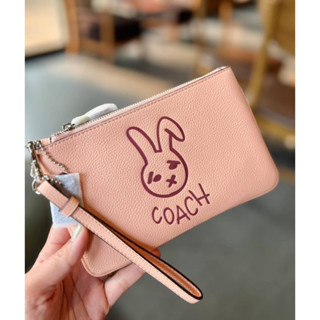 COACH SMALL WRISTLET WITH RABBIT