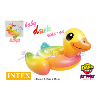 แพเป็ด แพยาง แพนอน แพเป่าลม INTEX DUCK ของเล่นสระน้ำ