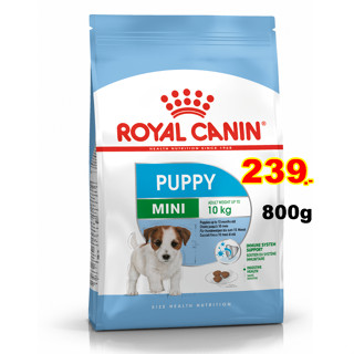 Royal canin mini puppy 800g ลูกสุนัขพันธุ์เล็กขนาด  Exp:07/2024