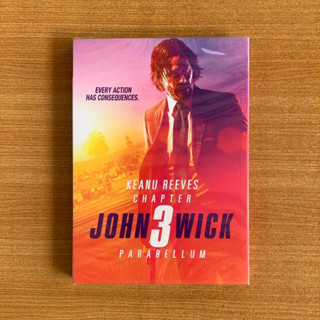 DVD : John Wick Chapter 3 Parabellum (2019) จอห์น วิค 3 แรงกว่านรก [มือ 1 ปกสวม] Keanu Reeves ดีวีดี หนัง