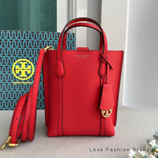 👑ผ่อน0%~แท้100%👑142616 กระเป๋าสะพาย Tory Burch Mini Perry Tote