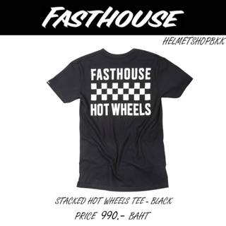 เสื้อ FASTHOUSE STACKED HOT WHEELS TEE BLACK