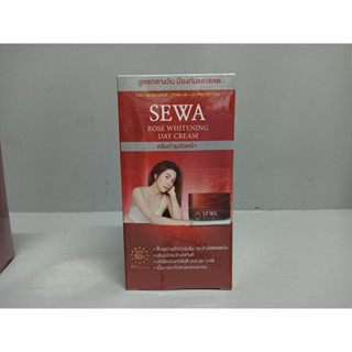 SEWA Rose Whitening Day Cream SPF50+ PA+++  ครีมเซวาแบบซอง (1 กล่อง x 6ซอง)