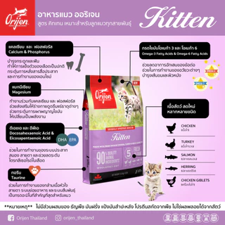 Orijen (Cat) - โอริเจน อาหารสำหรับลูกแมวและแมวโต Cat & Kitten | Six Fish | Fit & Trim 340g