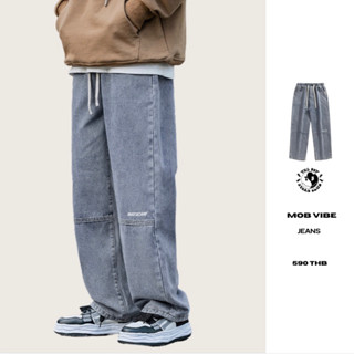 THEBOY-MOB VIBE JEANS กางเกงยีนส์ทรงกระบอกใหญ่