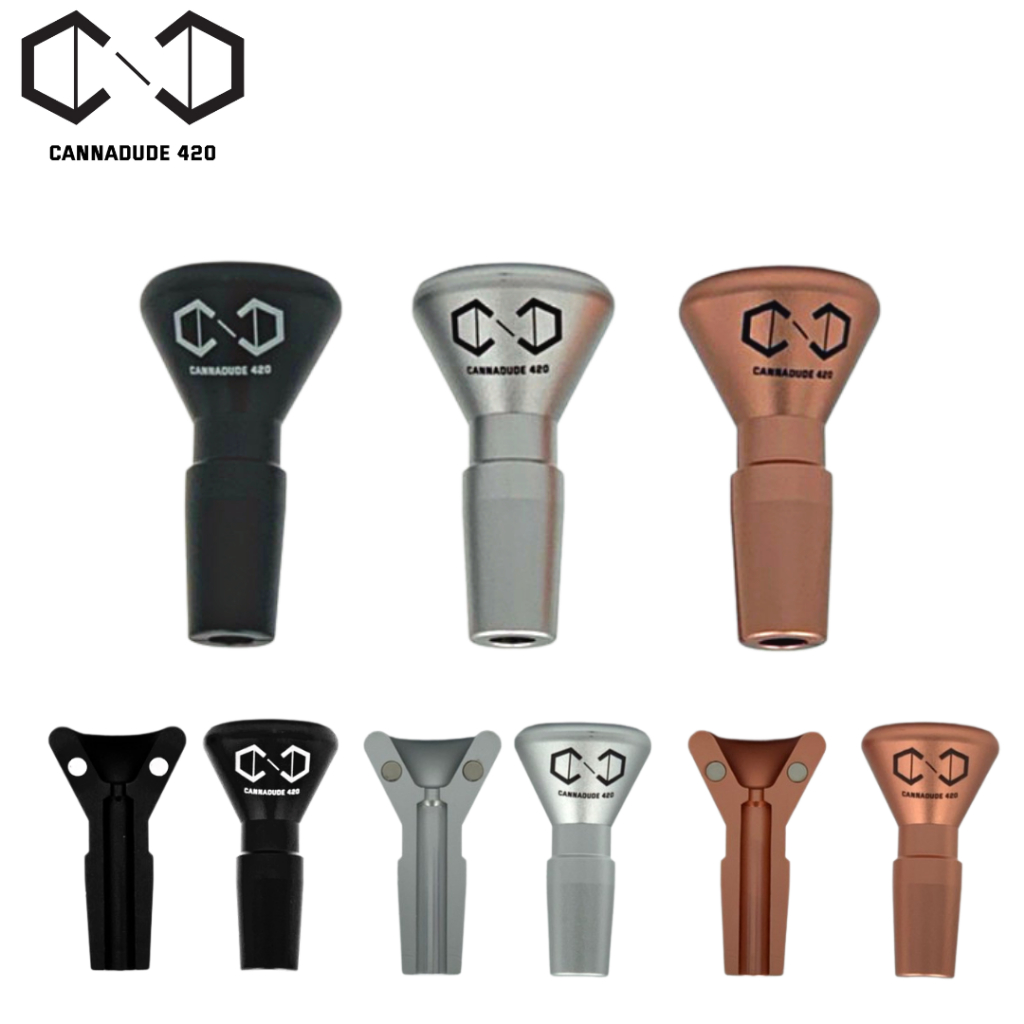 Small cup 14mm. โจ่แม่เหล็ก อลูมิเนียม ตกไม่มีแตก ล้างง่าย โจ๋ Cannadude420 Magnetic Bowl C43