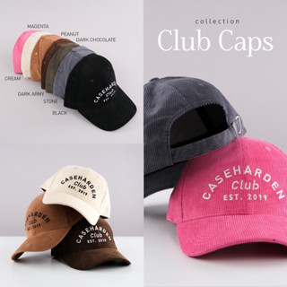 (ใส่โค้ด DBASMD ลด 106.-) Club Caps หมวแก๊ปผ้าลูกฟูก