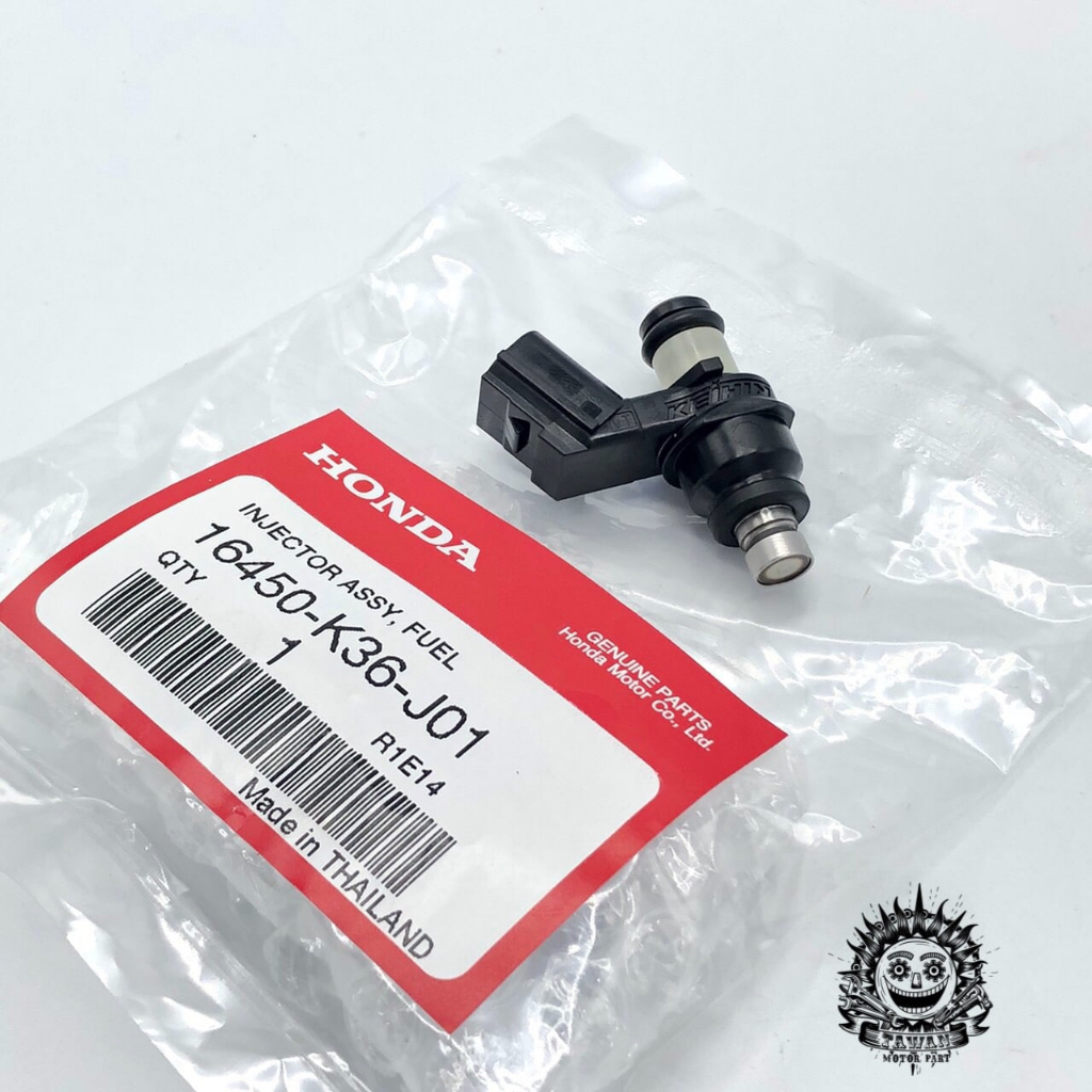 หัวฉีด รหัส K36 Pcx150 ปี14-20,เวฟW.110i ปี12-17,ดรีม Dream Supercub,W125i ปี12-17 (6รู G) ตัวเล็ก แท้เบิกศูนย์