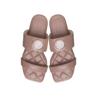 SHU PALETTE SOFT ENAMEL SANDALS - NUDE PINK รองเท้าแตะ