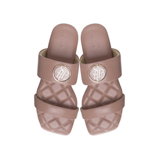 SHU PALETTE SOFT ENAMEL SANDALS - NUDE PINK รองเท้าแตะ