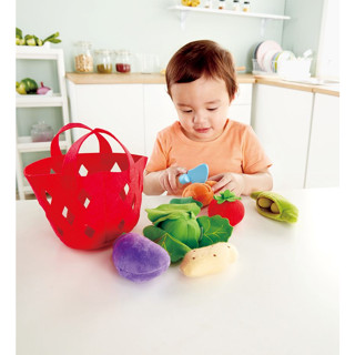 Hape ชุดตะกร้าผักนุ่มนิ่มสำหรับเด็กToddler Vegetable