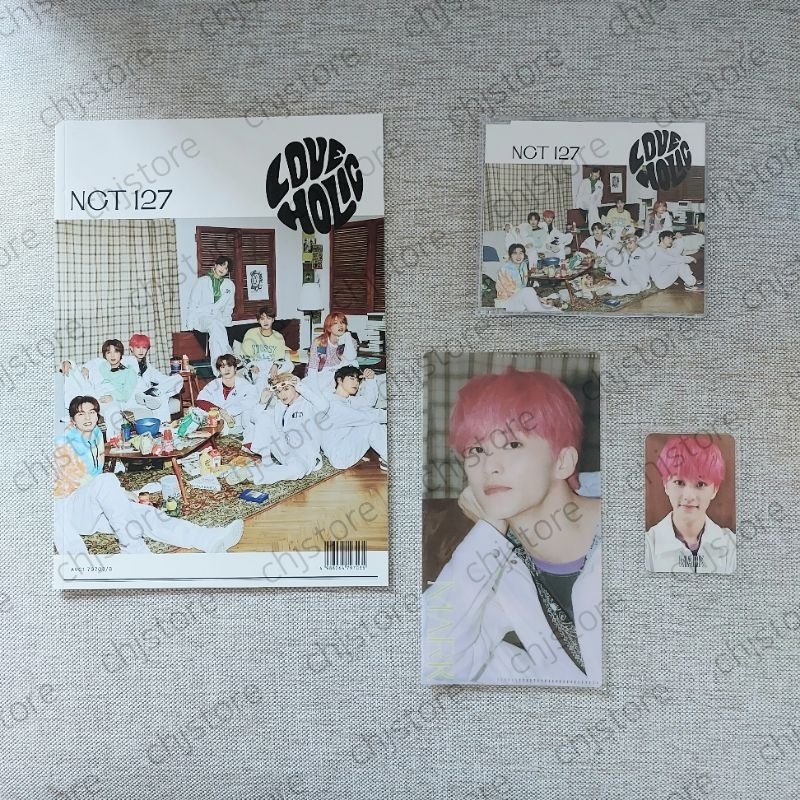 NCT 127 LOVEHOLIC PHOTOBOOK + DVD + VER.C PHOTOCARD MARK อัลบั้มเต็ม ของครบ การ์ดมาร์ค