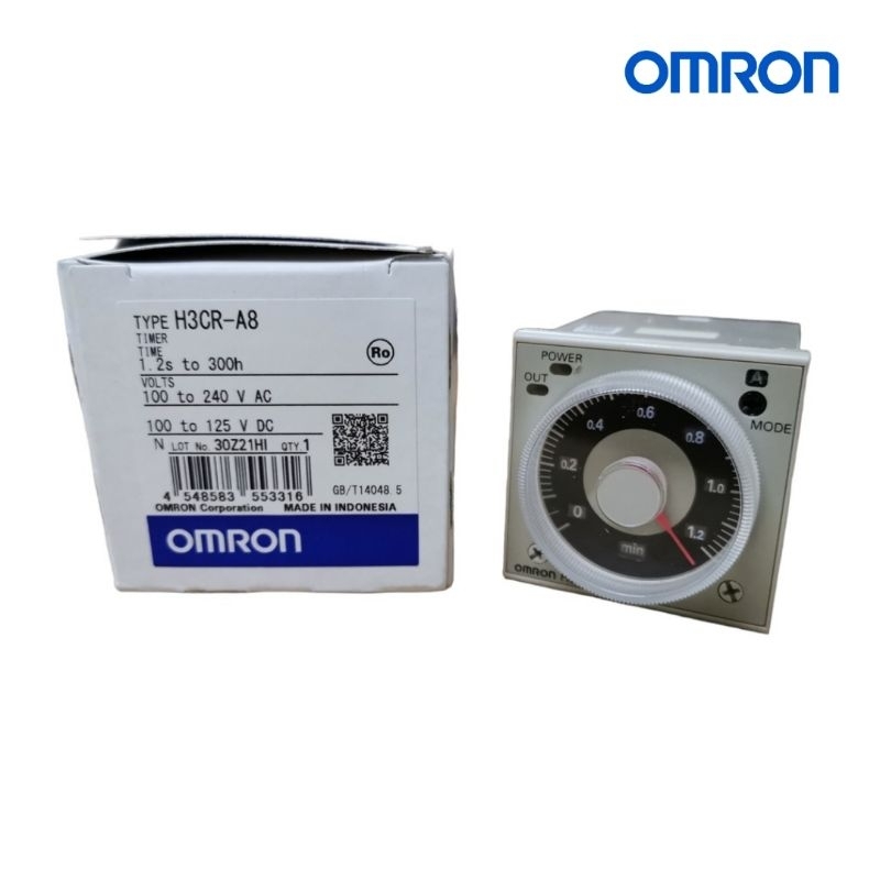 Omron H3CR-A8 TIMER ไทม์เมอร์ 100-240 VAC , 24 VDC