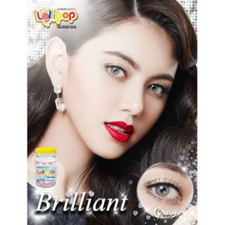 คอนแทคเลนส์ สาย ฝอ. รุ่น Mini Brilliant สีเทา Gray มีค่าสายตา (0.00)-(-10.00) เปลี่ยนแทนทุกเดือน