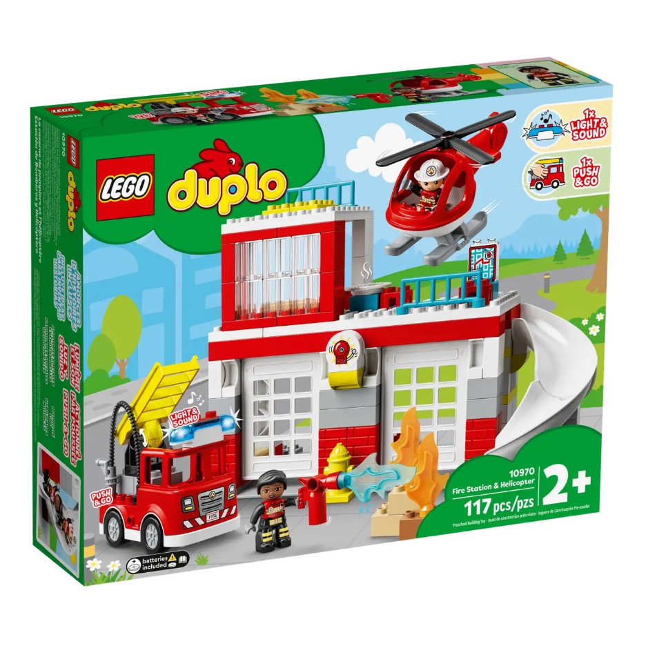 LEGO® Duplo 10970 Fire Station &amp; Helicopter  - เลโก้ใหม่ ของแท้ 💯% กล่องสวย พร้อมส่ง