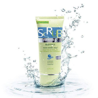 Smooth E Babyface Scrub สครับล้างหน้า ไม่มีฟอง ช่วยลดสิว คุมความมัน ไม่ทิ้งสารตกค้าง ผลัดเซลล์ผิว ขนาด 2.2ออนซ์