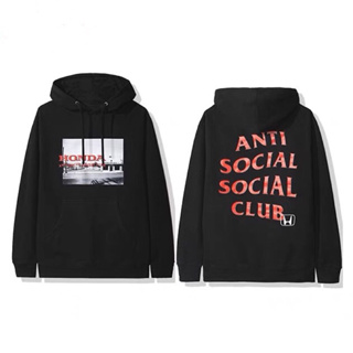 ใหม่พร้อมส่ง ของแท้ Anti Social Social Club x Honda hoodie