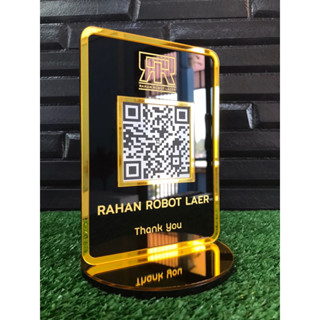 ป้ายสแกน QR CODE ป้ายสแกนคิวอาร์โค้ด / ป้ายสแกนรับเงิน สำหรับร้านค้าหรือกิจการทั่วไป