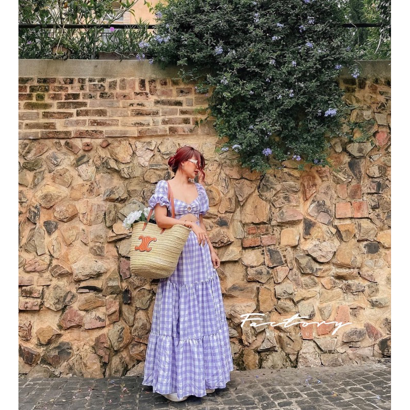 MARINA SCOTT MAXI DRESS 📍สินค้าพร้อมส่ง📍