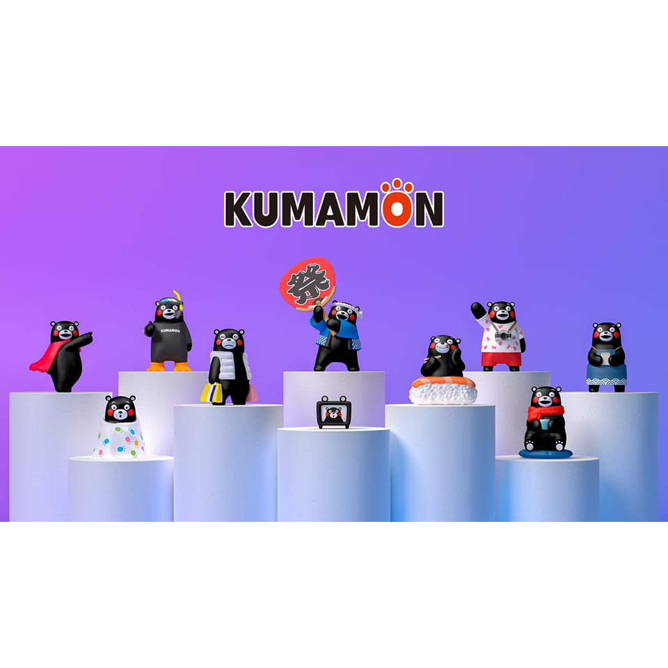 [พร้อมส่ง] โมเดลกล่องสุ่ม หมีคุมะมง Kumamon งานลิขสิทธิ์ของแท้