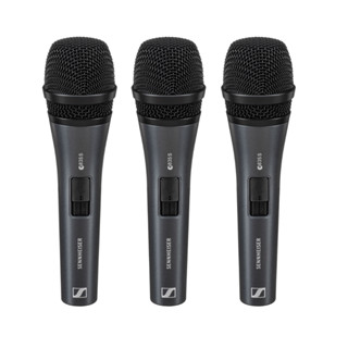 Sennheiser e835S Triple Pack *ของแท้รับประกัน 1ปี* ไมโครโฟนมีสวิทช์ แพ็ก 3ตัว, Pack 3 Cardioid Handheld Dynamic Micropho