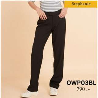 GSP Stephanie Pants กางเกงทำงานสีดำขายาว (OWP03BL)