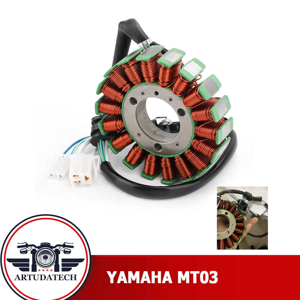 ฟิลคอยล์ Yamaha MT03 YZF R3 MT25 YZF R25 2015-2018 1WD-H1410-00 มัดไฟ ขดลวดสเตเตอร์