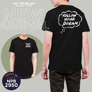 **สินค้าใหม่** เสื้อยืดพิมพ์ลาย No Problem ไซส์ใหญ่ ยอดขายดี อันดับ 1 - GRAPHIC TEE NPB.2950