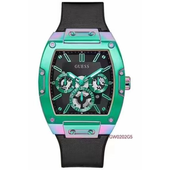 ของใหม่ Guess ของแท้100% นาฬิกาสําหรับผู้ชายในถังไวน์อเนกประสงค์ ความกว้าง：GW0202G1GW0202G2GW0202G3GW0202G4 สาวสวย-43MM