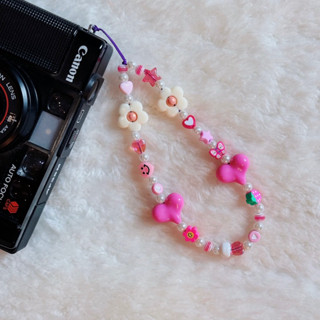 Telebob - coralsweet💓🧸 สายห้อยมือถือ,airpod พร้อมส่ง ลูกปัดน่ารัก หลากสี สไตล์เกาหลี ถูกที่สุด Casetify,skinnydip