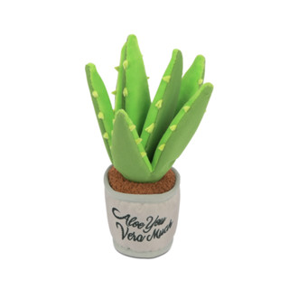 PLAY Aloe-ve You Plant พืชว่านหางจระเข้ของเล่นตุ๊กตาสุนัข Plush Dog Toy