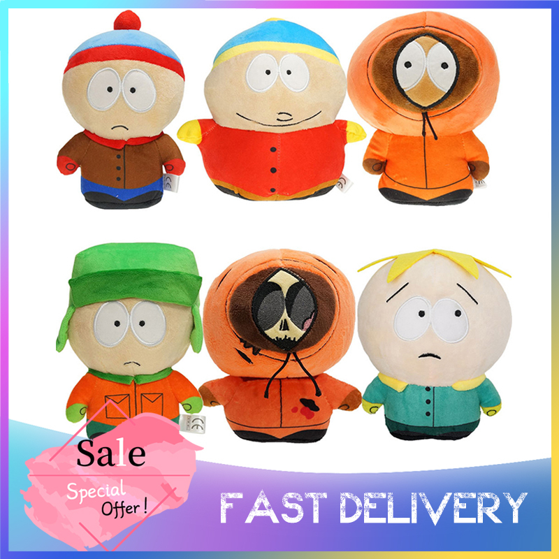 YZ🔥South Park🔥20cm ตุ๊กตา Stan Kyle Kenny Cartman ตัวเอก ตุ๊กตา ตุ๊กตาของเล่น ของขวัญคริสต์มาส ของขว