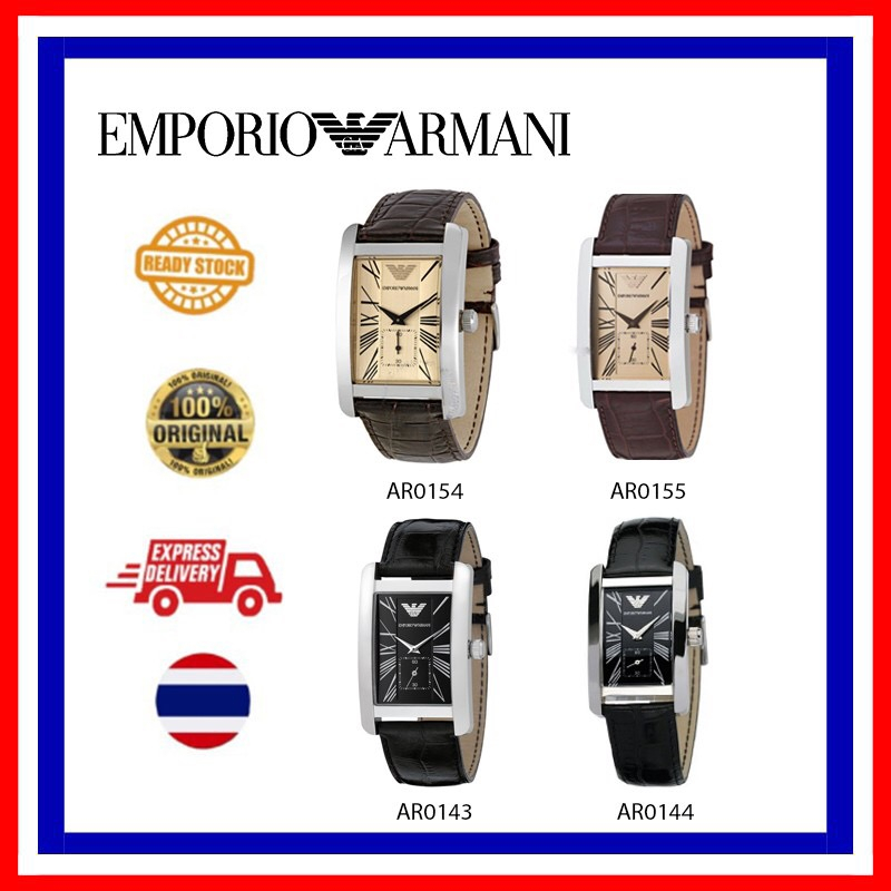 F.A ของแท้100% Emporio Armani คู่รัก นาฬิกา ผู้หญิง ผู้ชาย AR0143 AR0144 AR0154 AR0155 AR0168 AR0169