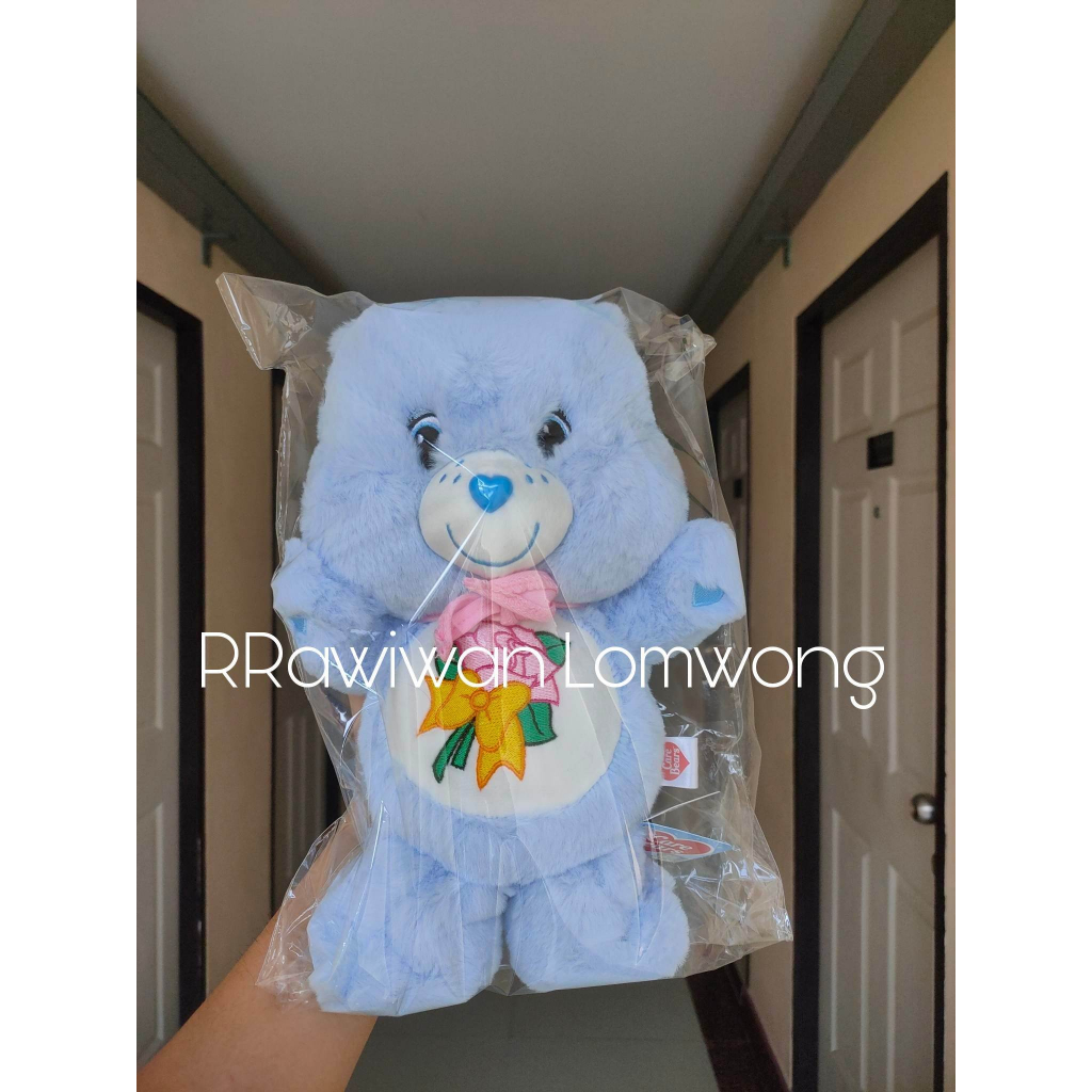 🎉ของแท้🎉 Carebear Grams bear ฟ้า ตุ๊กตาแคร์แบร์ 25 cm.
