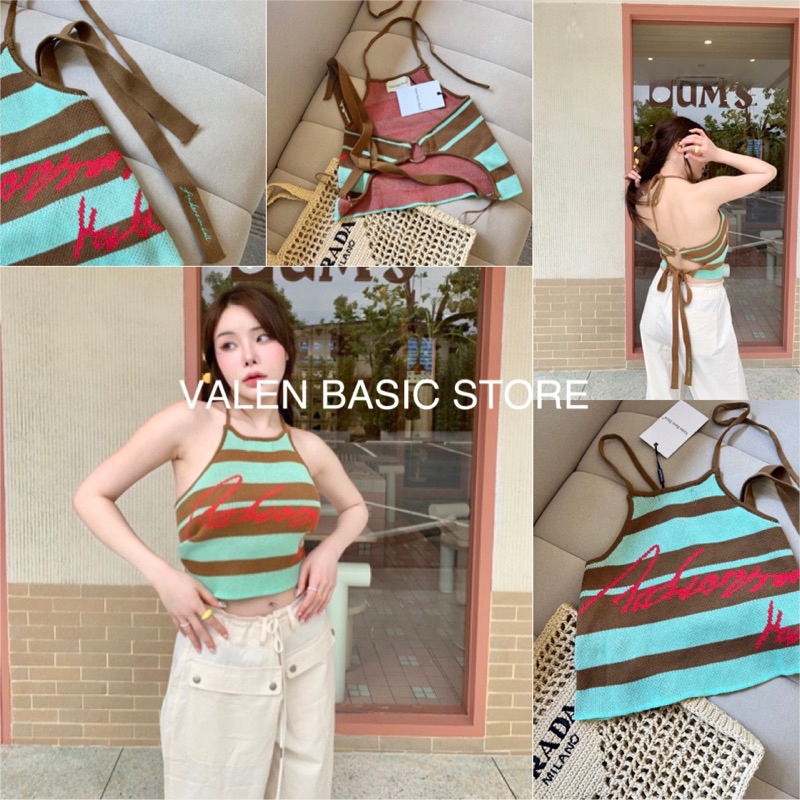 Valen basic store 🌈 เสื้อไหมพรม ผ้าknitting สีสันน่ารัก