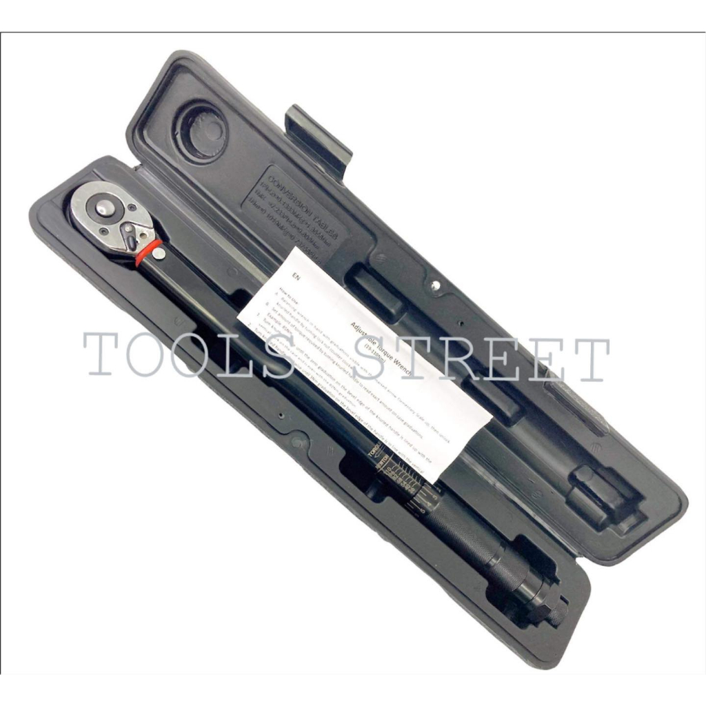 THAKITEC ประแจขันปอนด์ ขนาด 4 หุนหรือ 1/2 นิ้ว 20-230N.m. ประแจปอนด์ชุบแข็งรมดำ งานหนัก แข็งแรง ขันปอนด์ ด้ามขันปอนด์