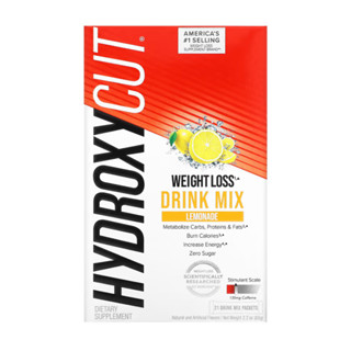 Hydroxycut, Weight Loss Drink Mix Lemonade 21 Packets 2.2 oz (63 g)