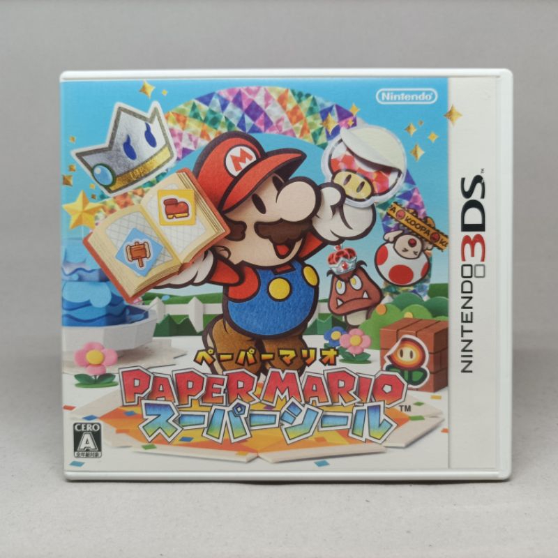 Paper Mario Super Seal | Nintendo 3DS | Original Japan | ใช้งานปกติ