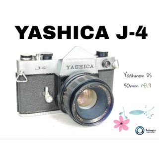 กล้องฟิล์ม SLR ยี่ห้อ Yashica J-4 camera พร้อมเลนส์ Yashica yashinon-DS 50mm f1.9 lens (M42)