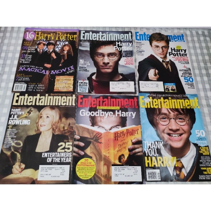 Harry Potter magazine entertainment นิตยสาร แฮร์รี่ พอตเตอร์ ของสะสม