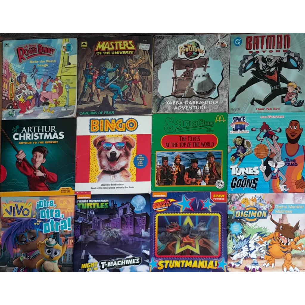 U7-6 Bingo, Flintstones, Roger Rabbit, Batman หนังสือมือสอง ปกอ่อน นิทาน